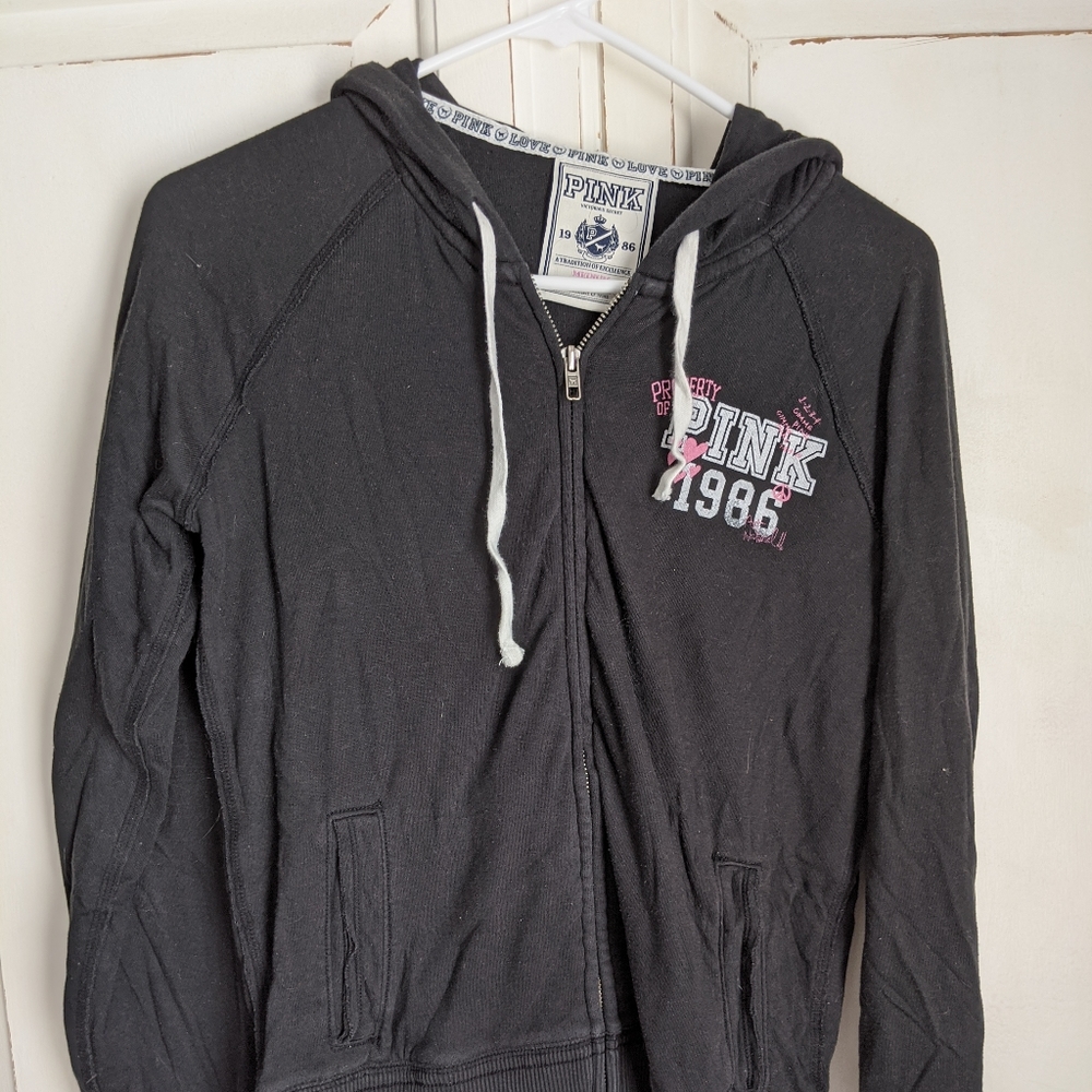 PINK Black Hoodie